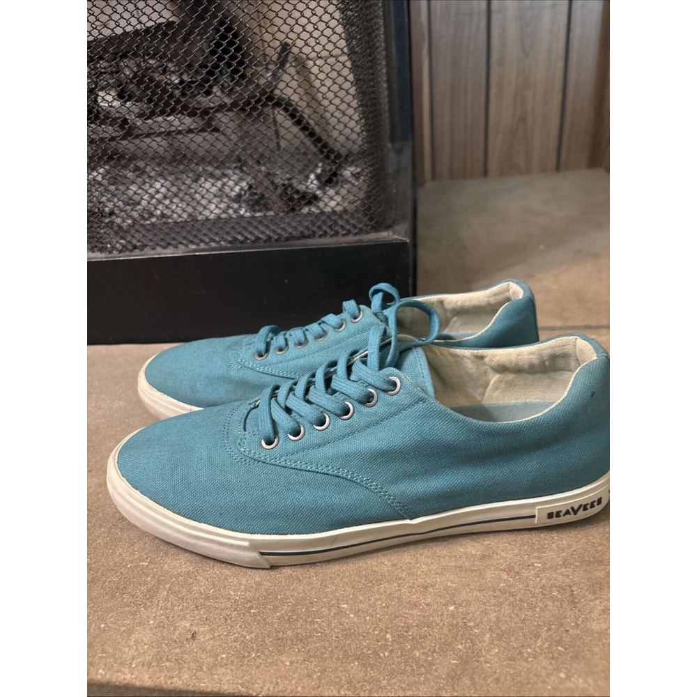 SeaVees Shoes Men 10 Hermosa Plimsoll Standard Sneakers Even TideCanvas Low Top